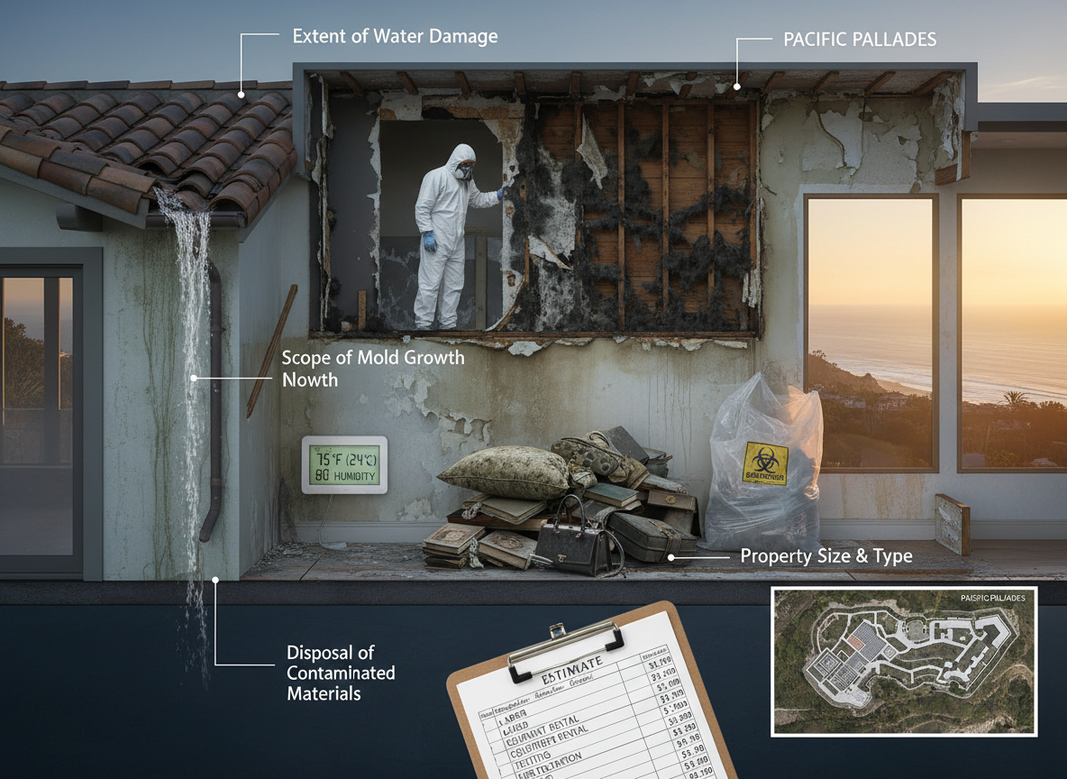 What Affects Mold Remediation Costs in Pacific Palisades