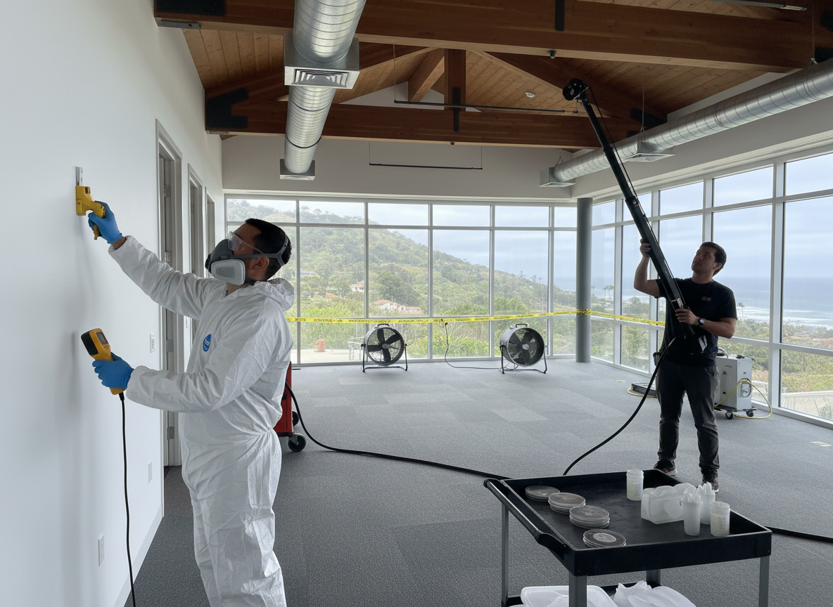 Commercial mold inspection in Pacific Palisades
