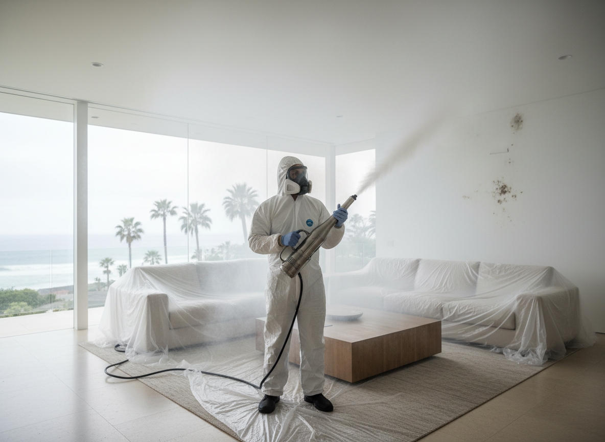 mold fogging treatment in Pacific Palisades